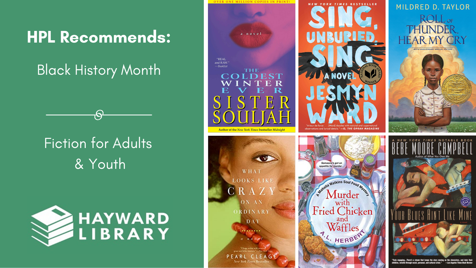 Black History Month Reading Fiction for Adults & Youth